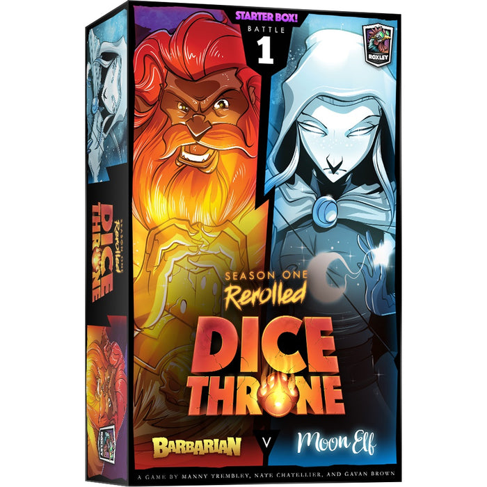 Dice Throne Barbarian vs Moon Elf