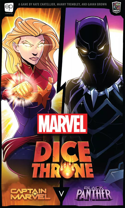 Dice Throne Marvel 2-Hero Box (Captain Marvel, Black Panther)-Strateegiamängud-Brain Games OÜ