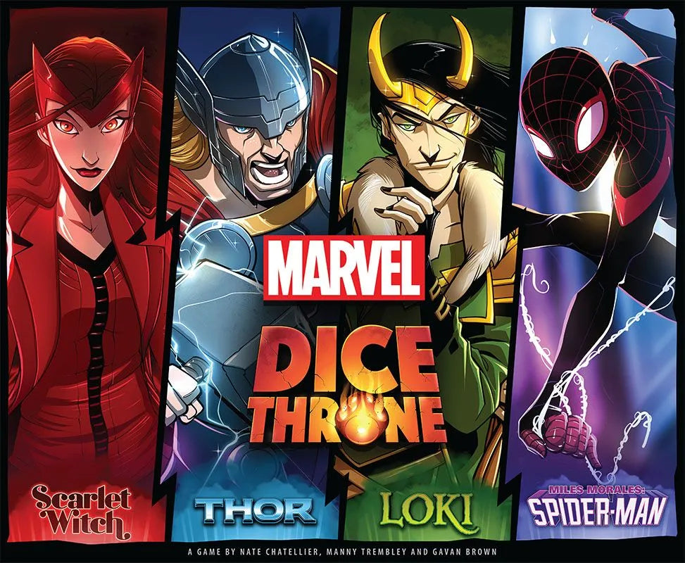 Dice Throne Marvel 4-Hero Box-101 Board / Card Games-Brain Games OÜ