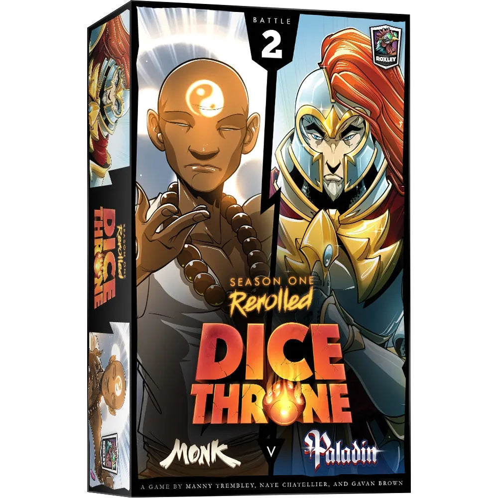 Dice Throne Monk vs Paladin-Strateegiamängud-Brain Games OÜ