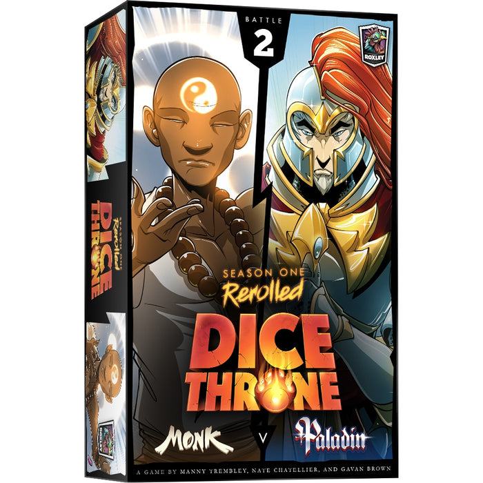 Dice Throne Monk vs Paladin