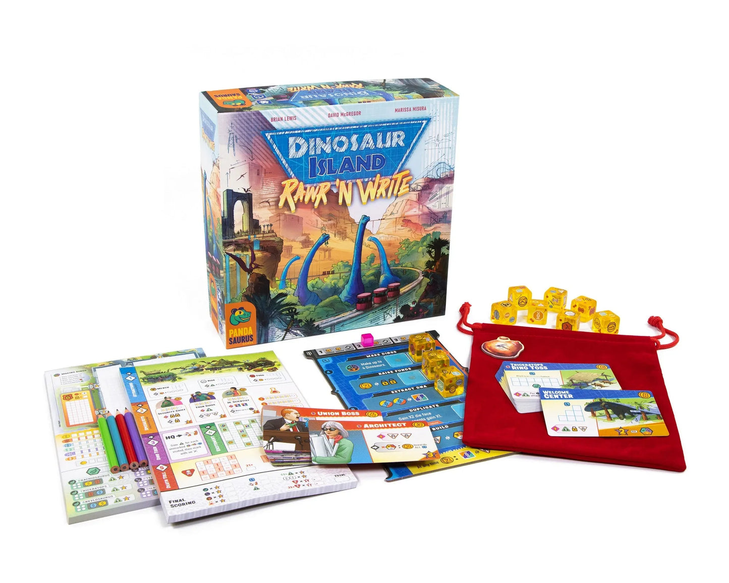 Dinosaur Island: Rawr n Write-001 Board / Card Games-Brain Games OÜ