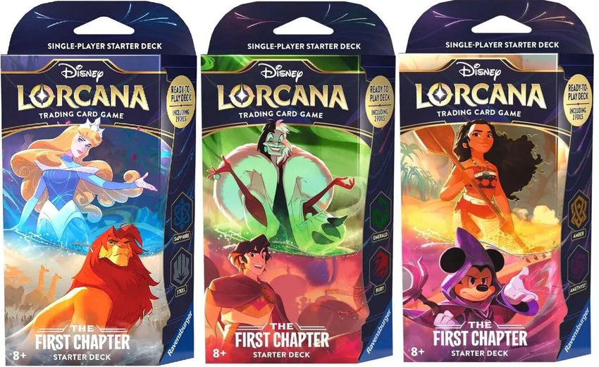 Disney Lorcana: The First Chapter Starter Deck-Strateegiamängud-Brain Games OÜ