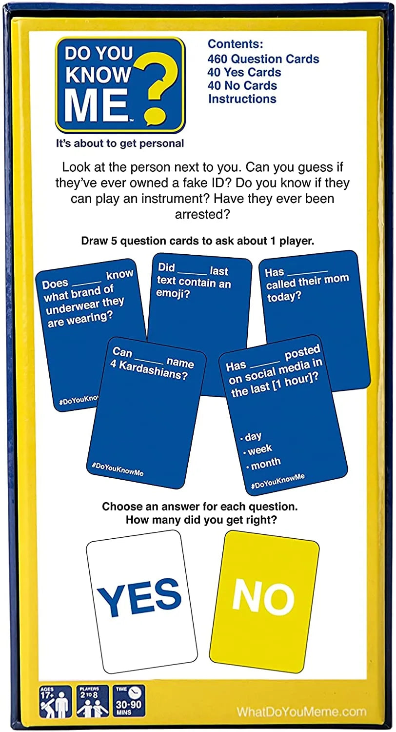 Do You know Me?-101 Board / Card Games-Brain Games OÜ