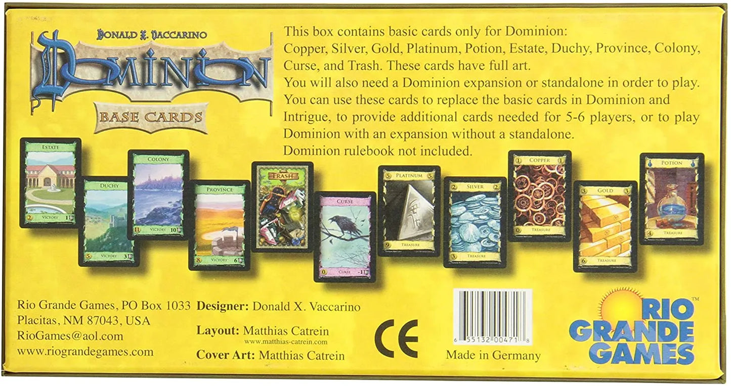 Dominion Base Cards-001 Board / Card Games-Brain Games OÜ
