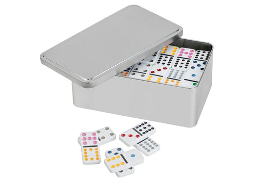 Doomino "Double 12" metall karbis-101 Board / Card Games-Brain Games OÜ