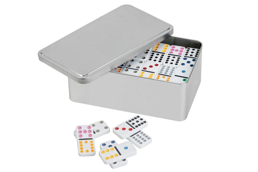 Doomino "Double 12" metall karbis-101 Board / Card Games-Brain Games OÜ