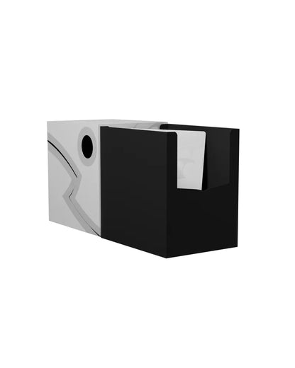 Double Shell "Ashen White/Black" Deck Box-004 Accessories-Brain Games OÜ