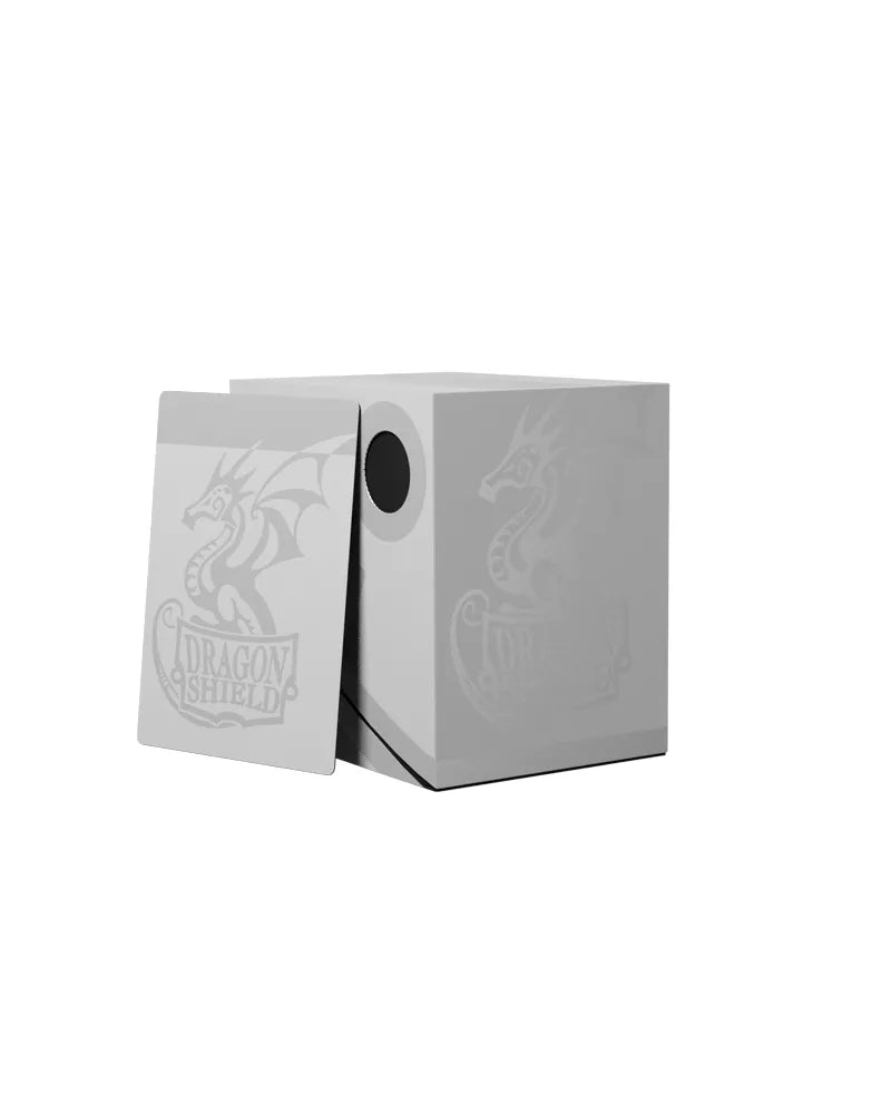 Double Shell "Ashen White/Black" Deck Box-004 Accessories-Brain Games OÜ