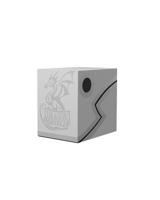 Double Shell "Ashen White/Black" Deck Box-004 Accessories-Brain Games OÜ