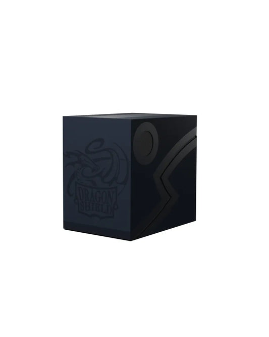Double Shell "Midnight Blue/Black" Deck Box-004 Accessories-Brain Games OÜ