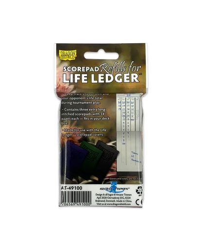 Dragon Shield Life Ledger Refills-Strateegiamängud-Brain Games OÜ
