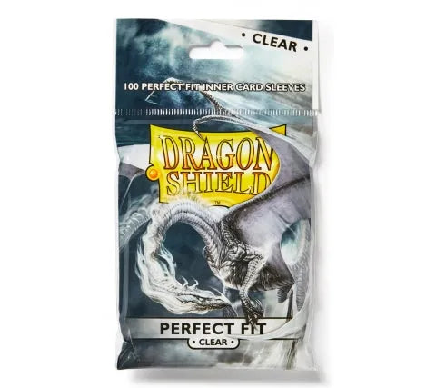 Dragon Shield Perfect Fit Sleeves - Clear (100)-004 Accessories-Brain Games OÜ