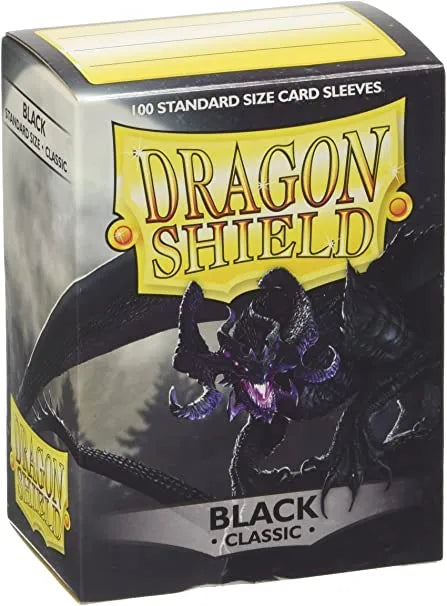 Dragon Shield Sleeves - Black-004 Accessories-Brain Games OÜ