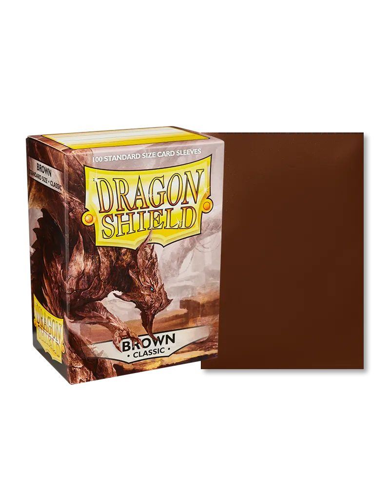 Dragon Shield sleeves - Brown-004 Accessories-Brain Games OÜ