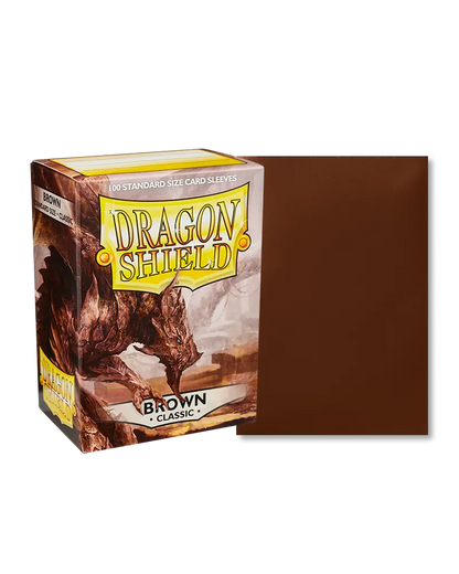 Dragon Shield sleeves - Brown-004 Accessories-Brain Games OÜ