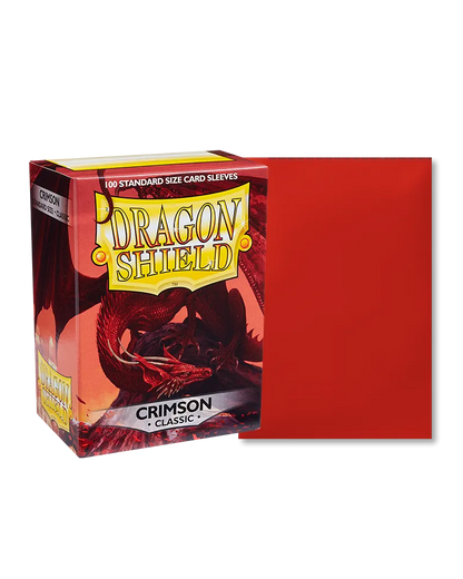 Dragon Shield Sleeves - Crimson-004 Accessories-Brain Games OÜ