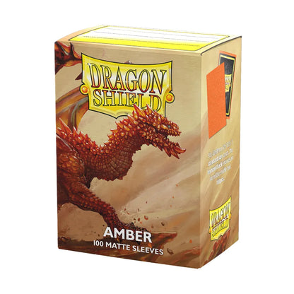 Dragon Shield Sleeves - Matte Amber-104 Accessories-Brain Games OÜ