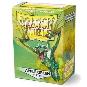Dragon Shield Sleeves - Matte Apple Green-004 Accessories-Brain Games OÜ