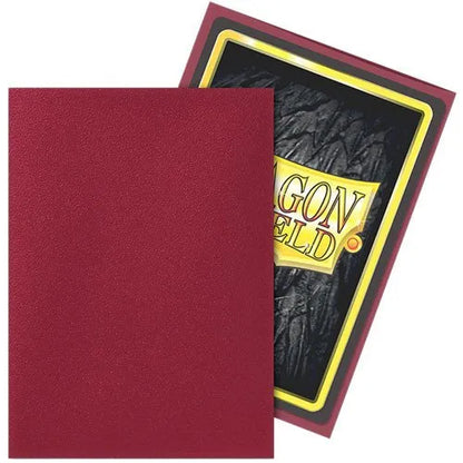Dragon Shield Sleeves - Matte Blood Red-004 Accessories-Brain Games OÜ