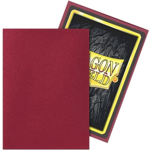 Dragon Shield Sleeves - Matte Blood Red-004 Accessories-Brain Games OÜ