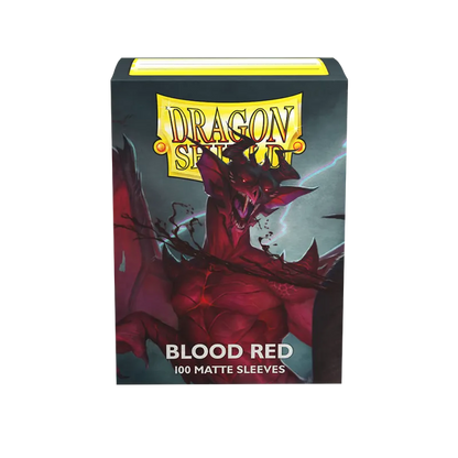 Dragon Shield Sleeves - Matte Blood Red-004 Accessories-Brain Games OÜ