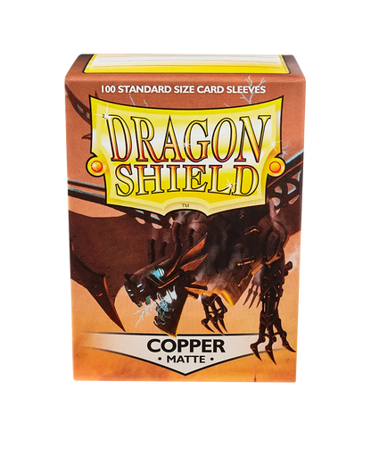 Dragon Shield Sleeves - Matte Copper-004 Accessories-Brain Games OÜ
