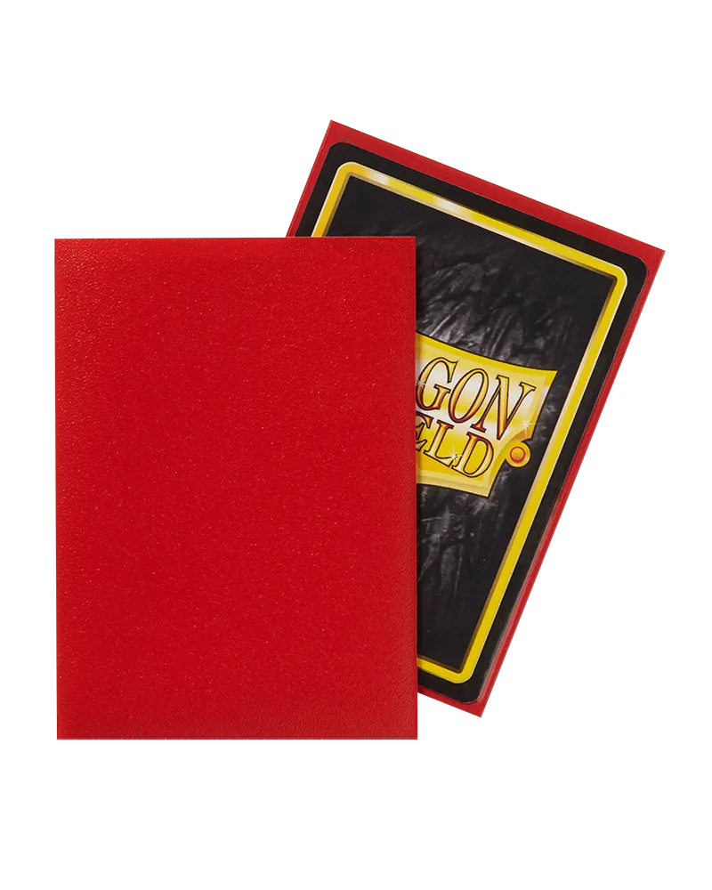 Dragon Shield Sleeves - Matte Crimson-104 Accessories-Brain Games OÜ