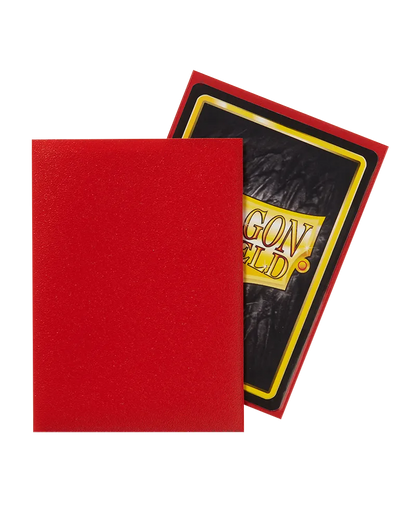 Dragon Shield Sleeves - Matte Crimson-104 Accessories-Brain Games OÜ