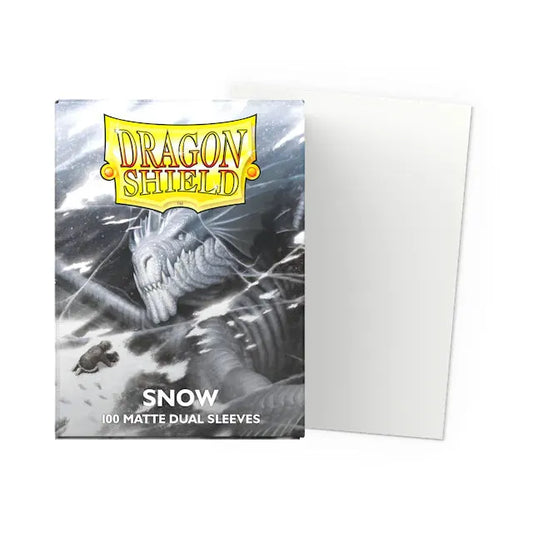 Dragon Shield Sleeves - Matte Dual Snow-104 Accessories-Brain Games OÜ