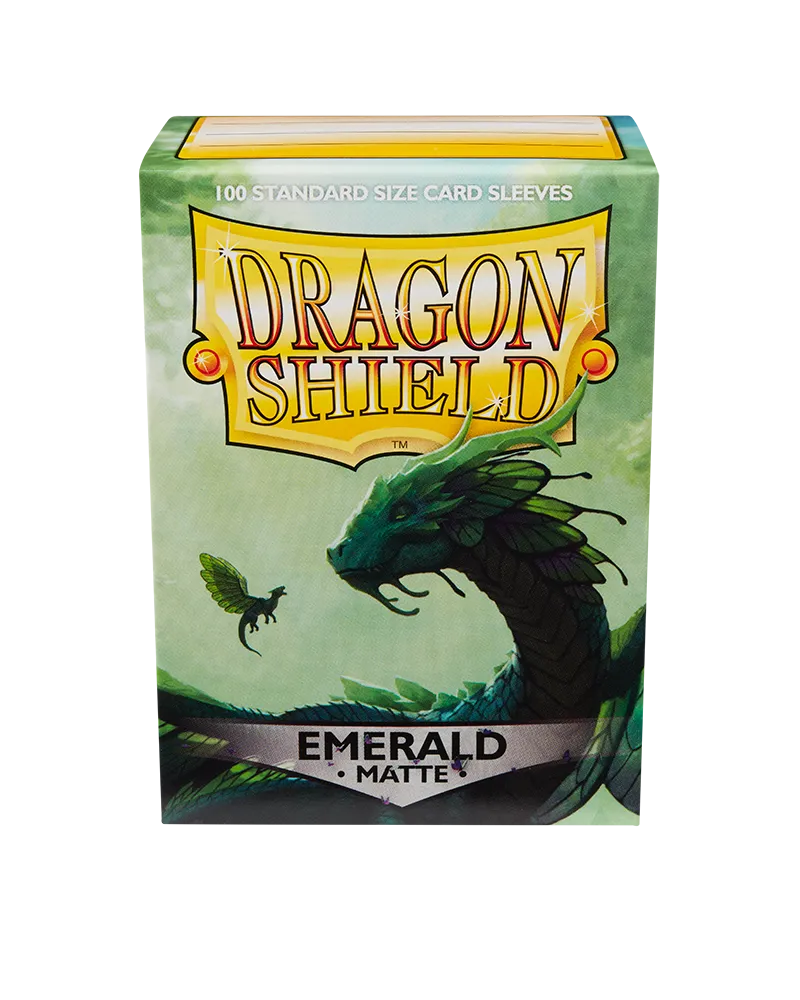 Dragon Shield Sleeves - Matte Emerald-004 Accessories-Brain Games OÜ