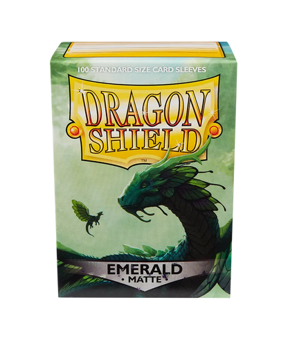 Dragon Shield Sleeves - Matte Emerald-004 Accessories-Brain Games OÜ