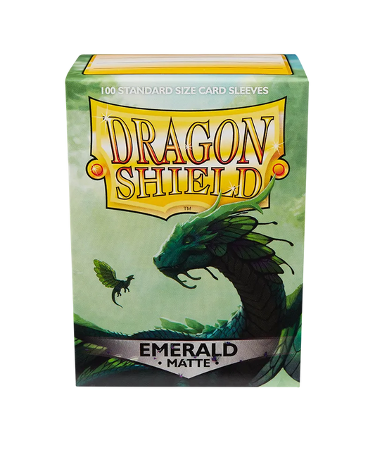 Dragon Shield Sleeves - Matte Emerald-004 Accessories-Brain Games OÜ