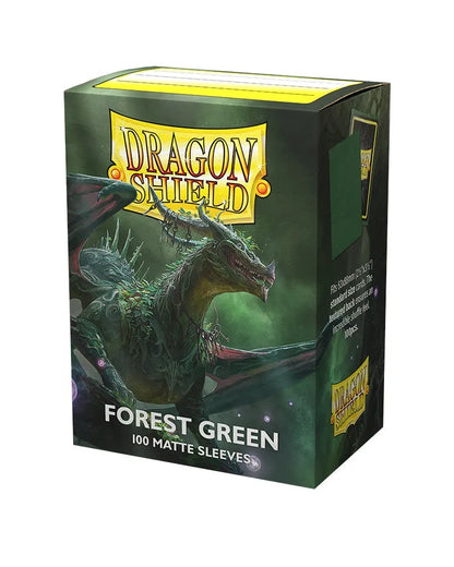 Dragon Shield Sleeves - Matte Forest Green-004 Accessories-Brain Games OÜ
