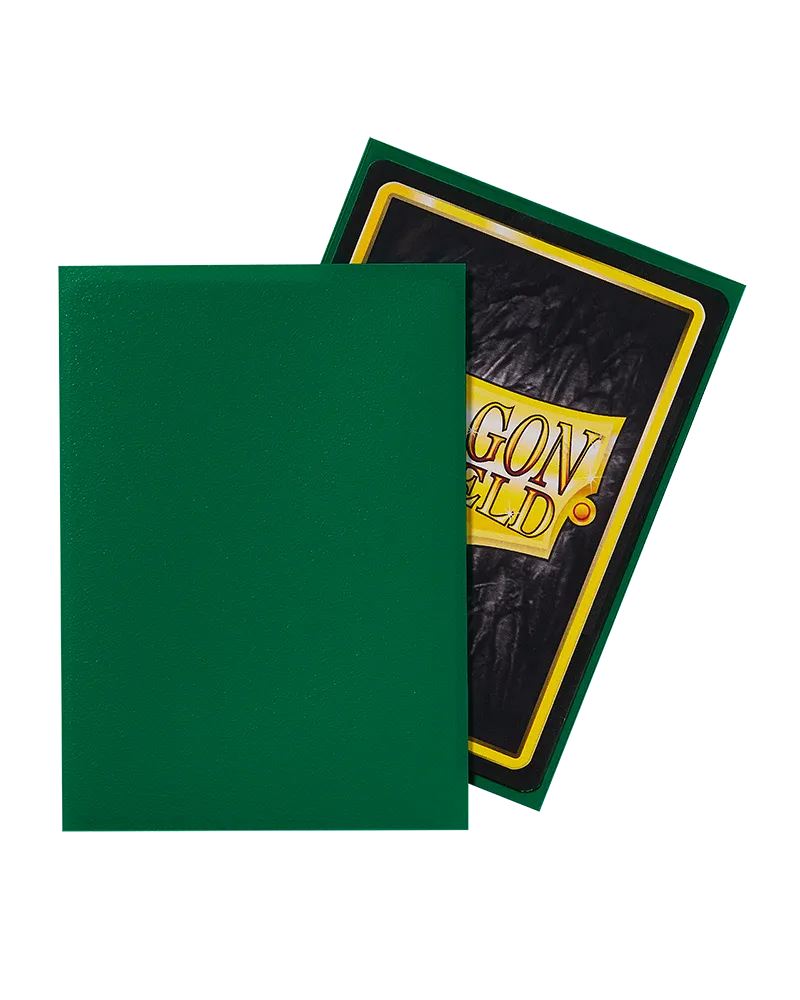 Dragon Shield sleeves - Matte Green-004 Accessories-Brain Games OÜ