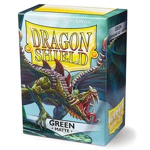 Dragon Shield sleeves - Matte Green-004 Accessories-Brain Games OÜ