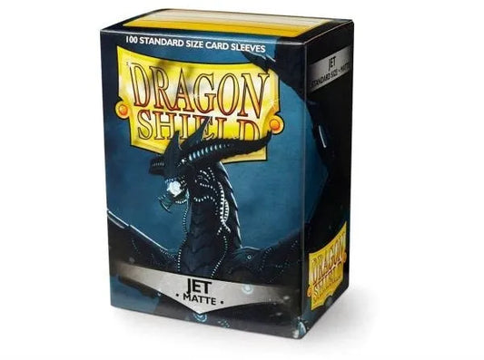 Dragon Shield Sleeves - Matte Jet-004 Accessories-Brain Games OÜ