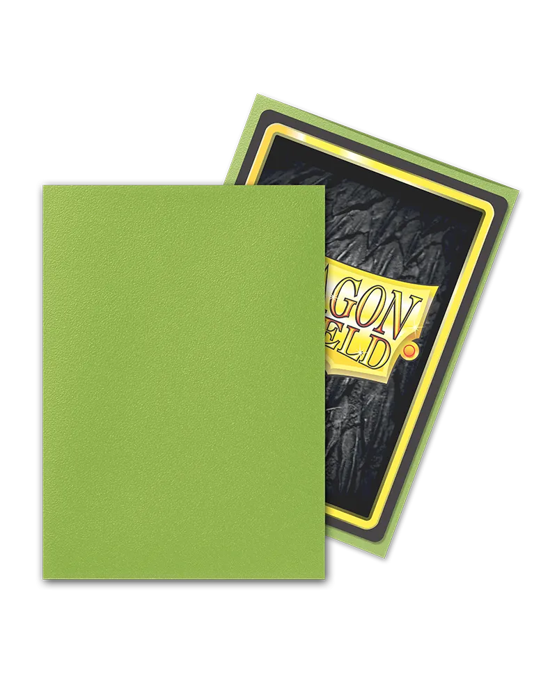 Dragon Shield Sleeves - Matte Lime-004 Accessories-Brain Games OÜ