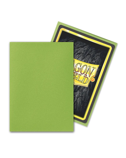 Dragon Shield Sleeves - Matte Lime-004 Accessories-Brain Games OÜ