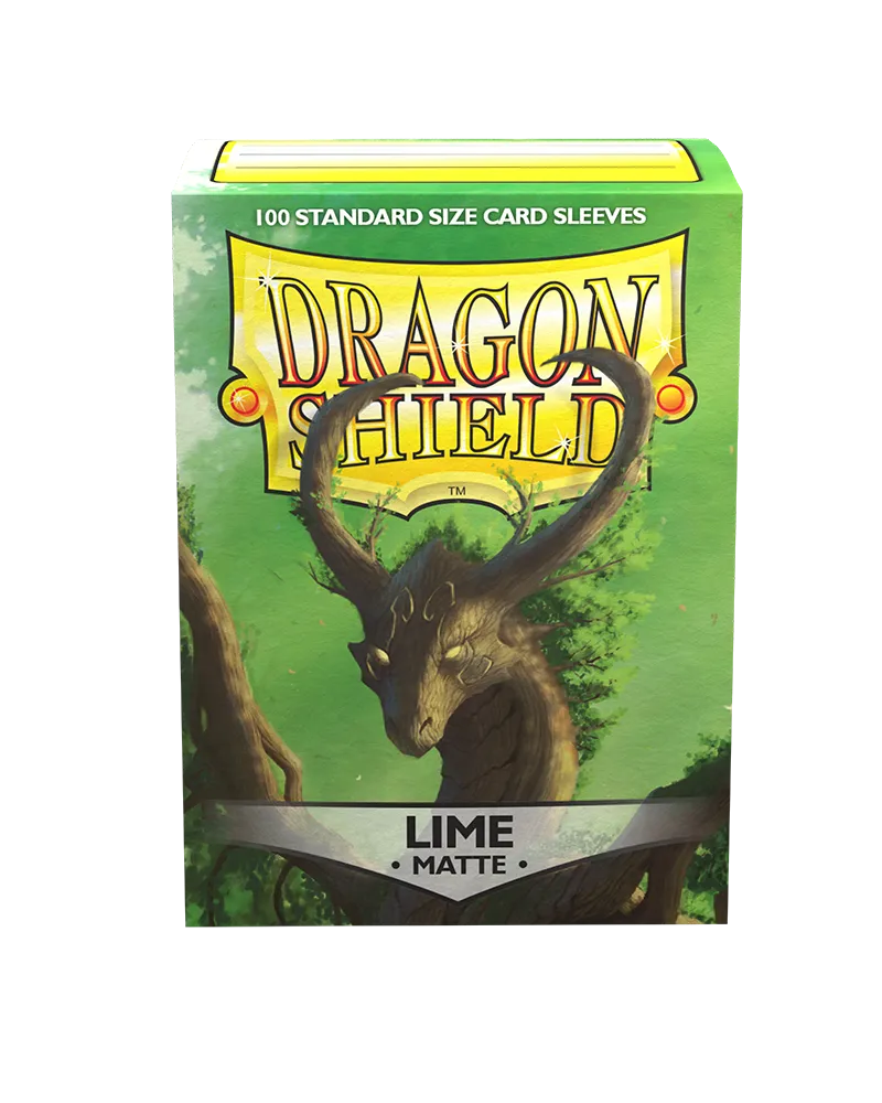 Dragon Shield Sleeves - Matte Lime-004 Accessories-Brain Games OÜ