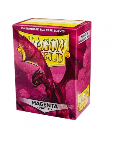 Dragon Shield Sleeves - Matte Magenta-104 Accessories-Brain Games OÜ
