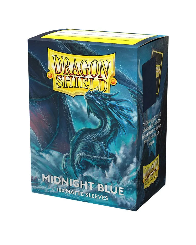 Dragon Shield Sleeves - Matte Midnight Blue-004 Accessories-Brain Games OÜ