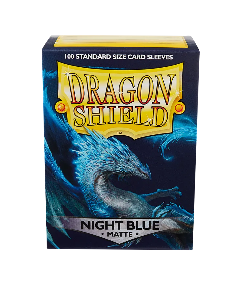 Dragon Shield Sleeves - Matte Night Blue-004 Accessories-Brain Games OÜ