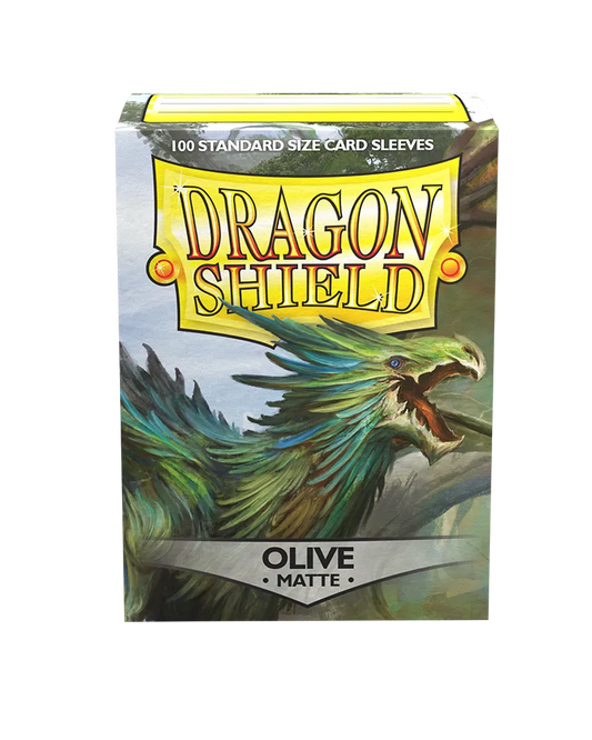 Dragon Shield Sleeves - Matte Olive-004 Accessories-Brain Games OÜ