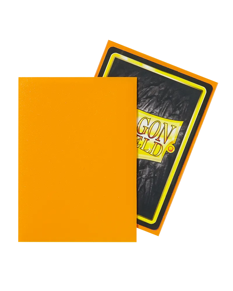 Dragon Shield Sleeves - Matte Orange-004 Accessories-Brain Games OÜ