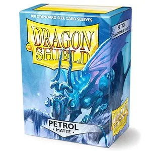 Dragon Shield Sleeves - Matte Petrol-004 Accessories-Brain Games OÜ
