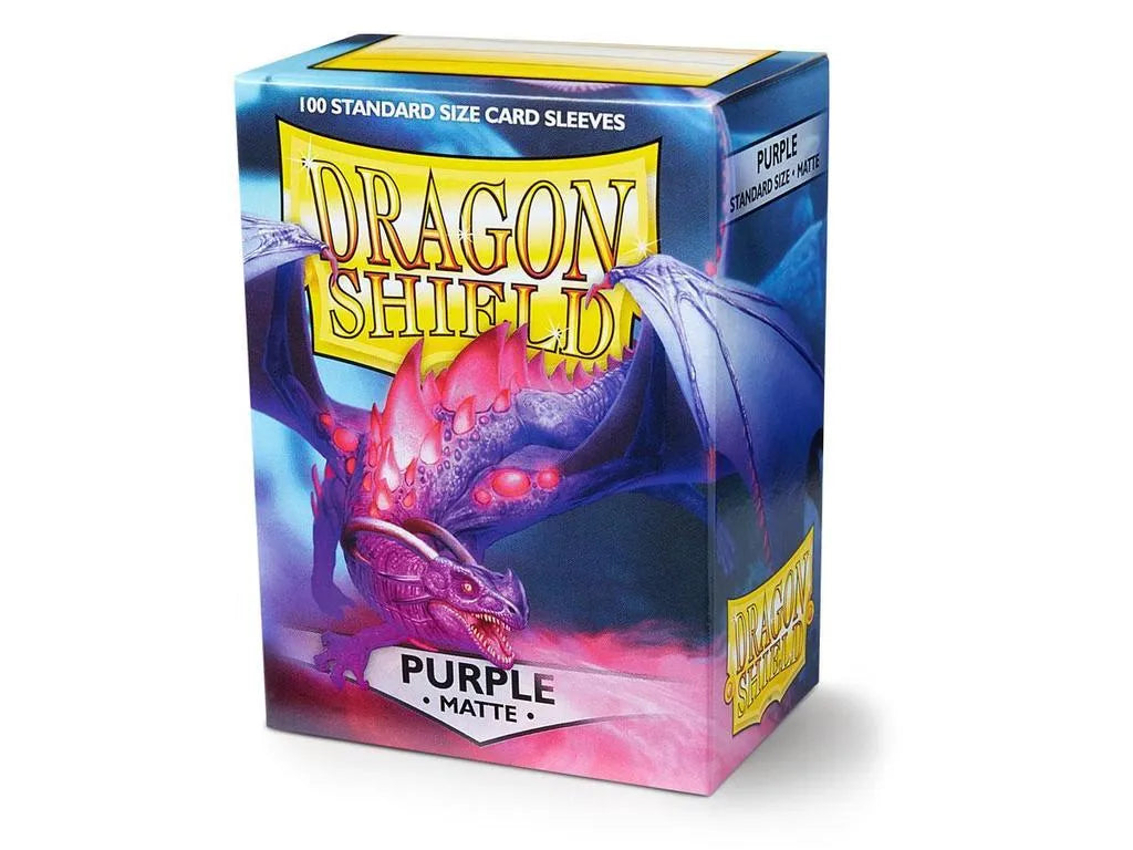 Dragon Shield Sleeves - Matte Purple-004 Accessories-Brain Games OÜ