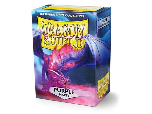 Dragon Shield Sleeves - Matte Purple-004 Accessories-Brain Games OÜ