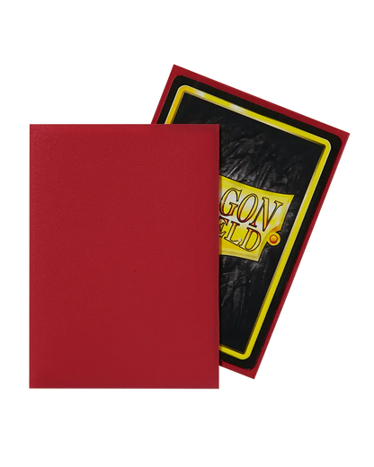 Dragon Shield sleeves - Matte Red-004 Accessories-Brain Games OÜ