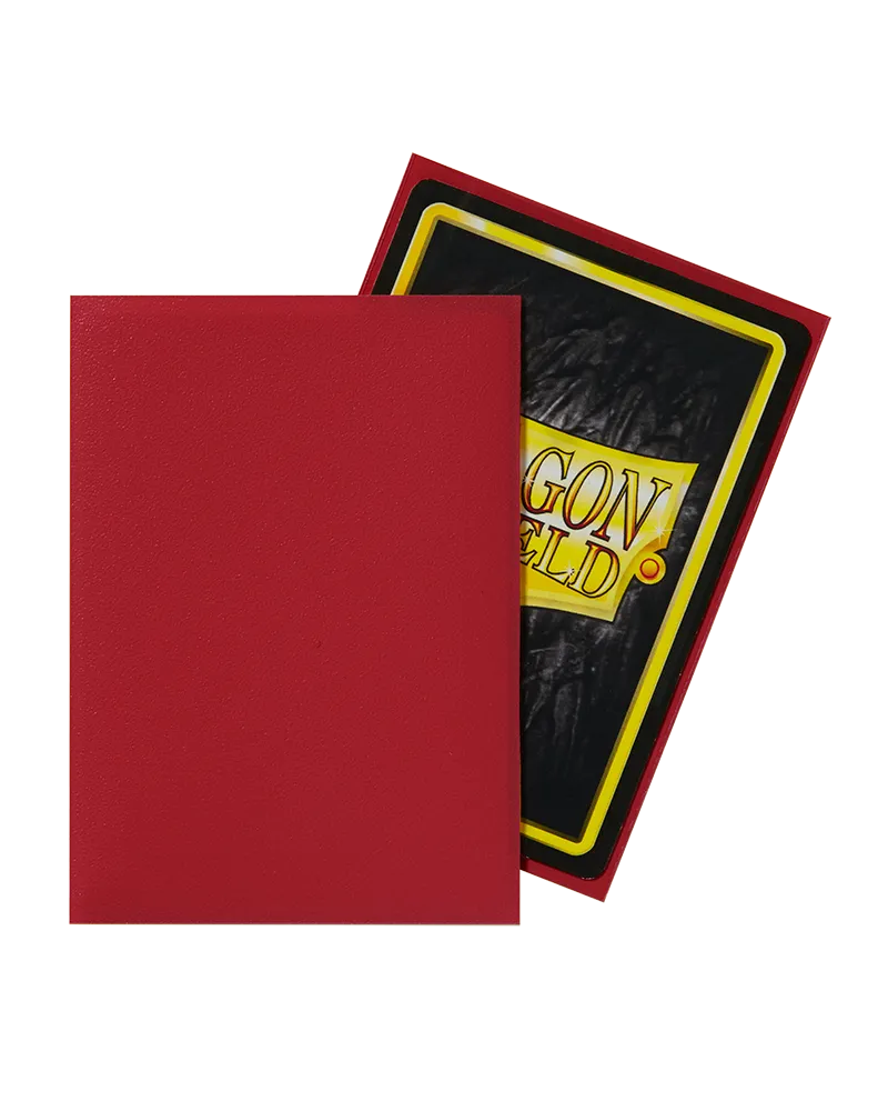 Dragon Shield sleeves - Matte Red-004 Accessories-Brain Games OÜ